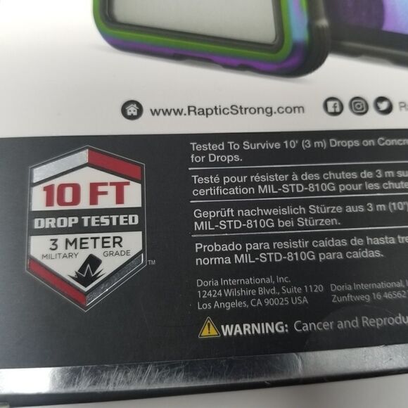 RAPTIC STRONG PHONE CASE FOR GALAXY A50 - Picture 10 of 15